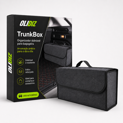 TrunkBox – Organizador dobrável para bagageira