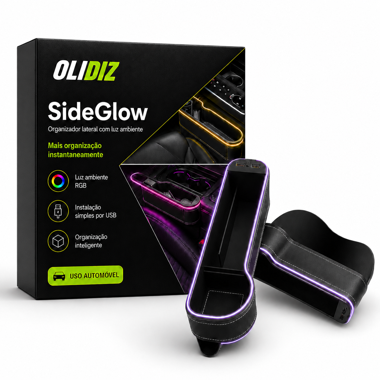 SideGlow – Mais organização instantâneamente