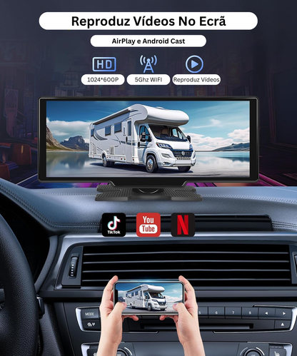 Ecrã CarPlay & AndroidAuto